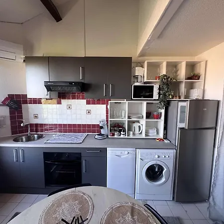 Studio Mezzanine Avec Climatisation Et Acces Piscine - Proche Mer - Cap Coudalere, Barcares - Fr-1-431-218 * Ле Баркарес